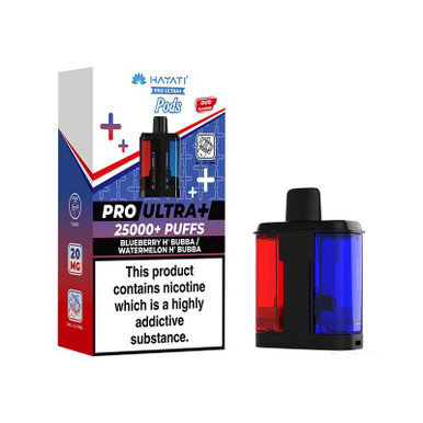Hayati Pro Ultra Plus Pods Blueberry H'Bubba - Watermelon Hubba Bubba