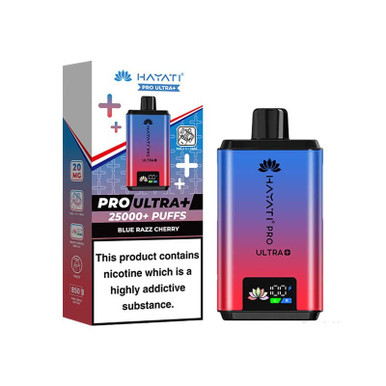 Hayati Pro Ultra Plus 25000 Pod Kit Blue Razz Cherry