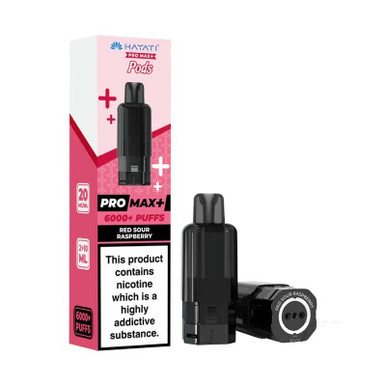 Hayati Pro Max Plus Pods Red Sour Raspberry