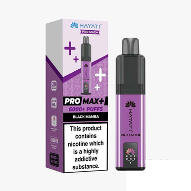 Hayati Pro Max Plus 6000 Pod Kit Black Mamba