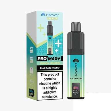 Hayati Pro Max Plus 6000 Pod Kit Blue Razz Mojito