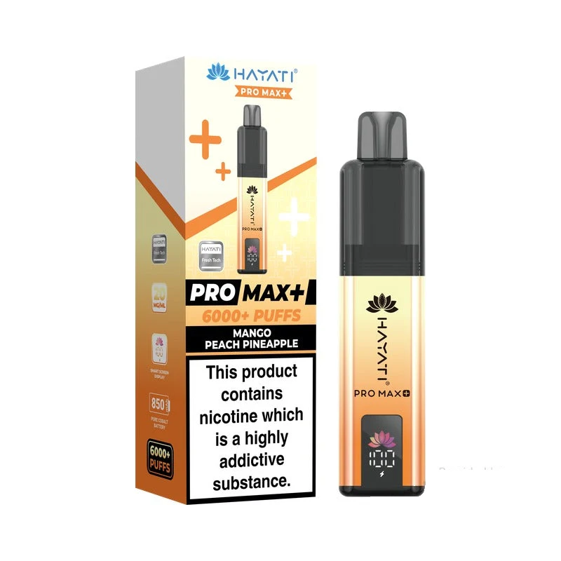 Hayati Pro Max Plus 6000 Pod Kit Mango Peach Pineapple