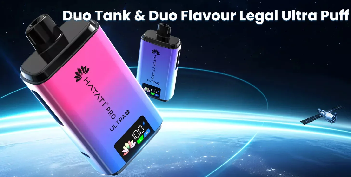 Hayati Pro Ultra Plus 25000 duo tank and duo flavour pod kit