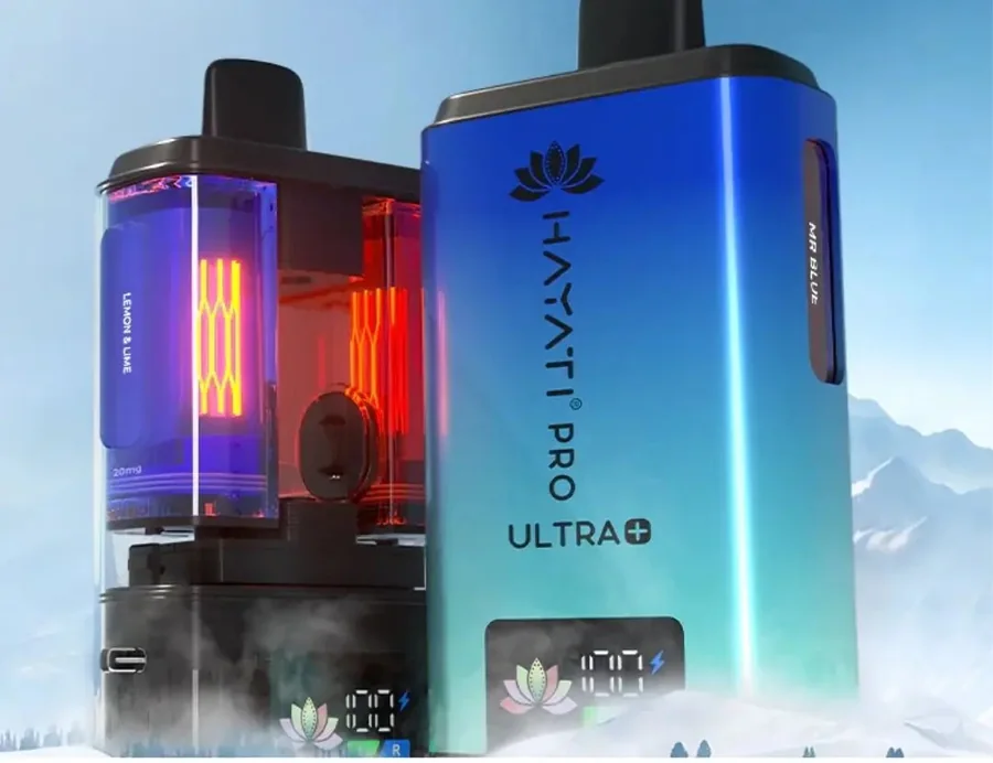 Hayati Pro Ultra Plus 25000 twin chambers lit up